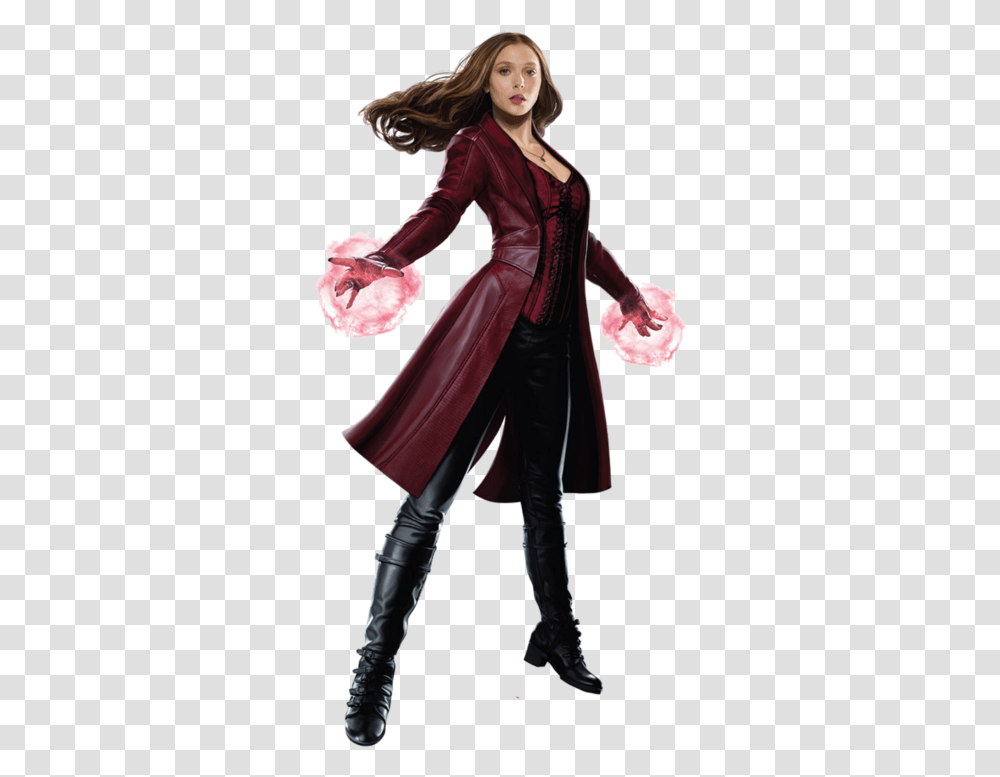 Scarlet Witch Costume Endgame, Person, Performer, Female Transparent Png