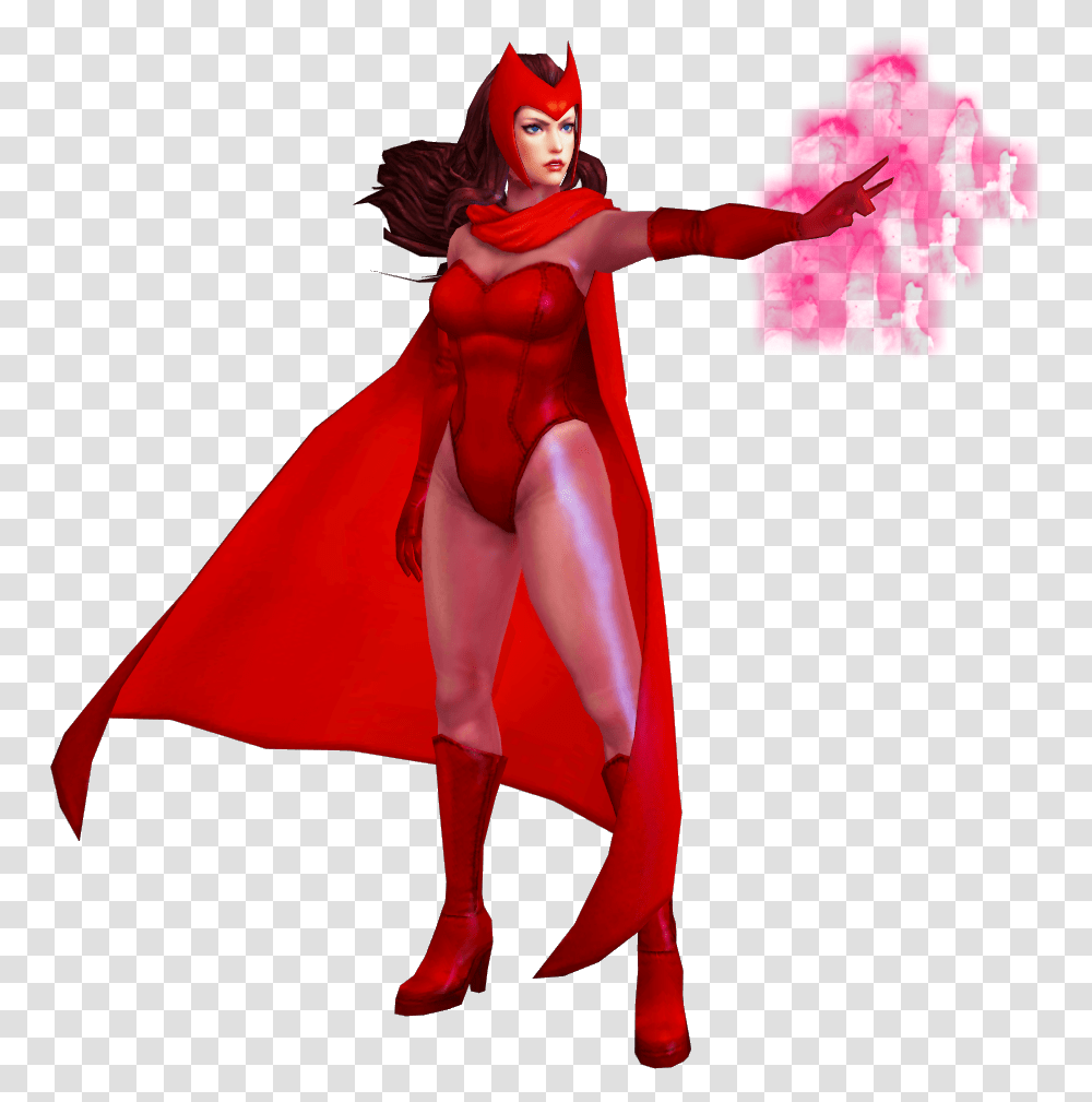 Scarlet Witch Future Fight Edited, Costume, Head, Person Transparent Png