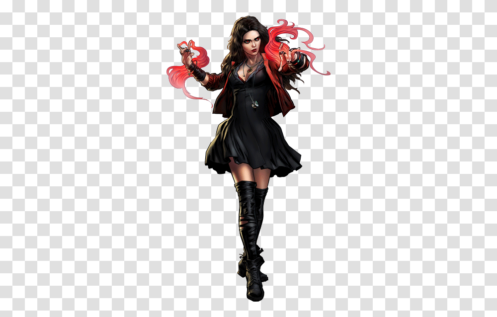 Scarlet Witch Inserts Dan Howell Heart Eyes Marvel Scarlet Witch, Clothing, Person, Costume, Footwear Transparent Png