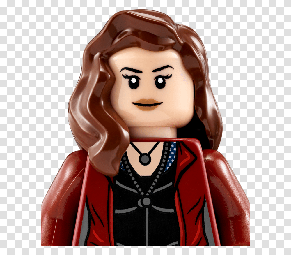 Scarlet Witch Lego Minifigure, Figurine, Doll, Toy, Barbie Transparent Png