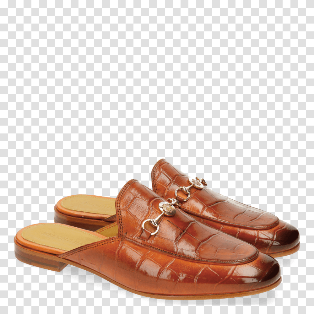 Scarlett Big Croco Orange Trim Gold Melv Hamilton, Apparel, Footwear, Shoe Transparent Png