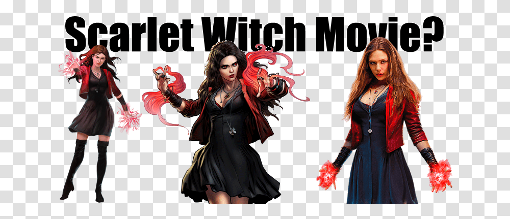 Scarletwitchmovie Scarlet Witch Clip Art, Person, Advertisement, Book Transparent Png