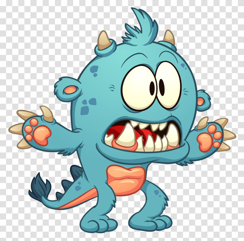 Scary Cartoon Pics Group With Items, Toy, Dragon, Animal Transparent Png
