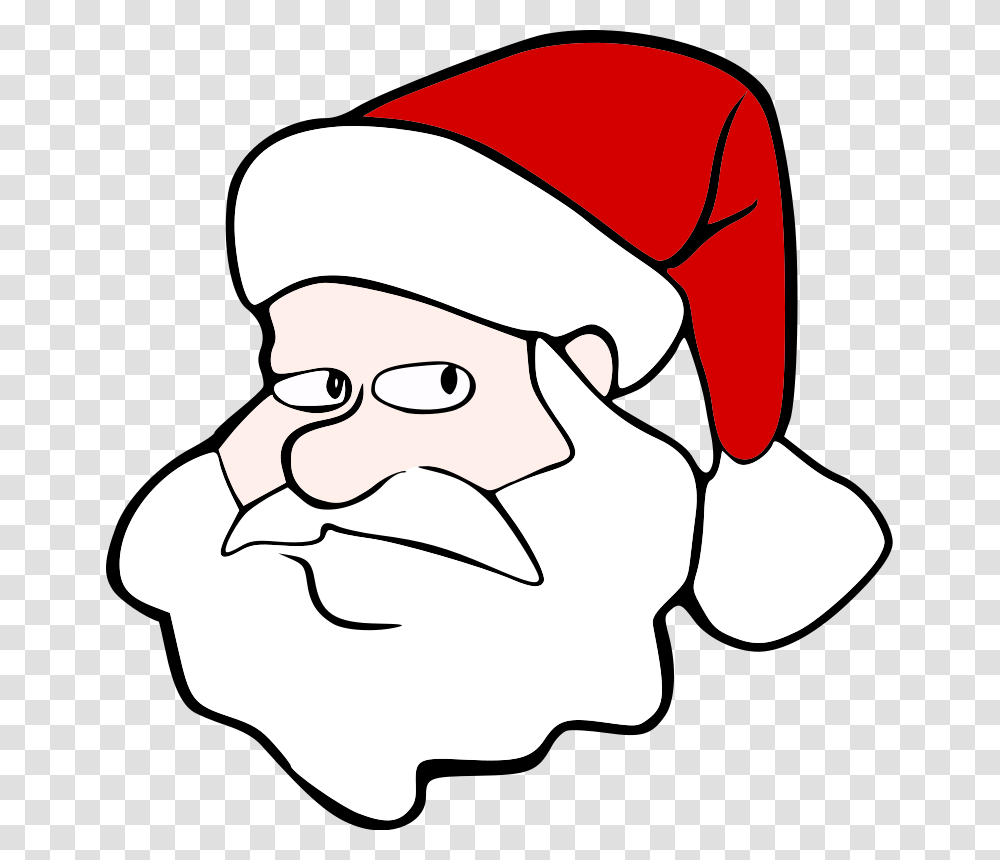 Scary Christmas Bear And Santa Clip Art Download, Person, Human, Angry Birds, Animal Transparent Png