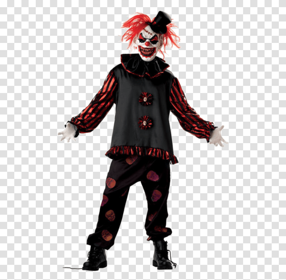 Scary Clown Killer Clown Costume, Performer, Person, Ninja Transparent Png