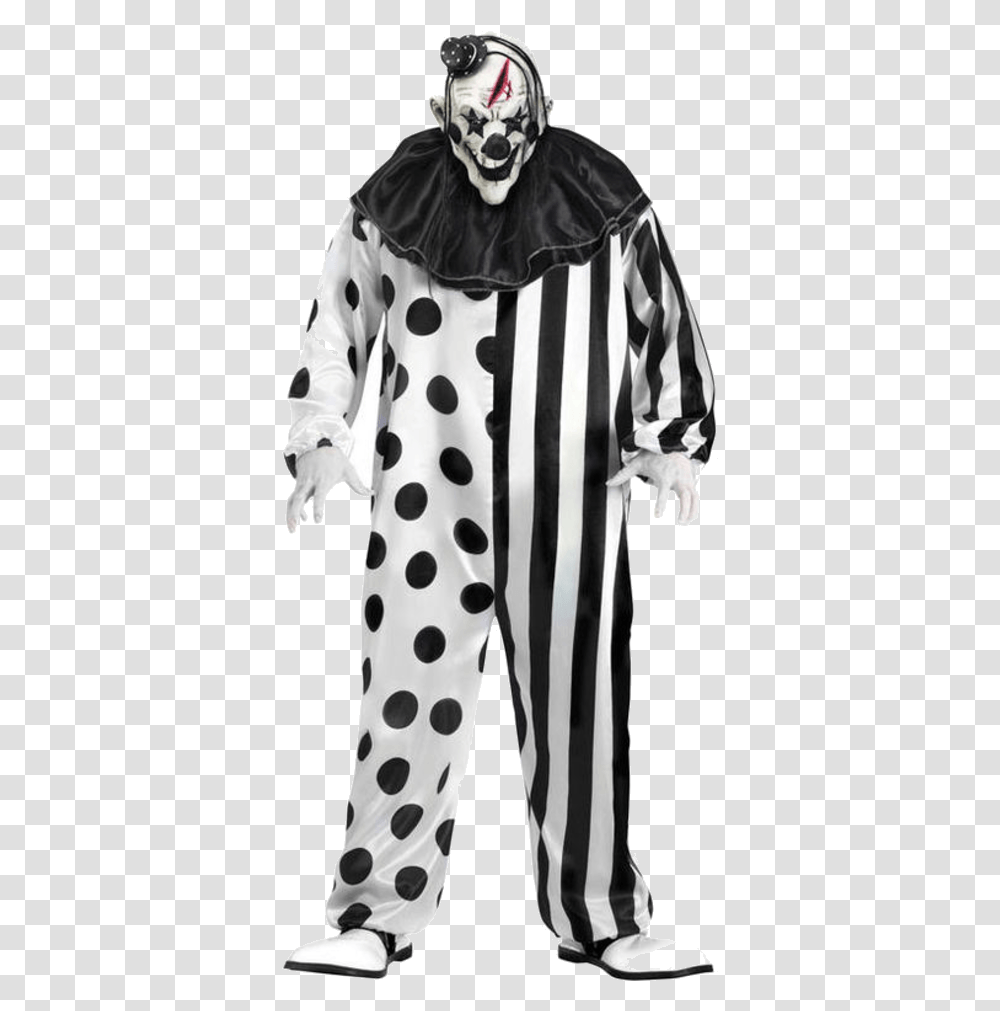 Scary Clowns Halloween Costumes Killer Clown, Texture, Polka Dot, Person, Human Transparent Png