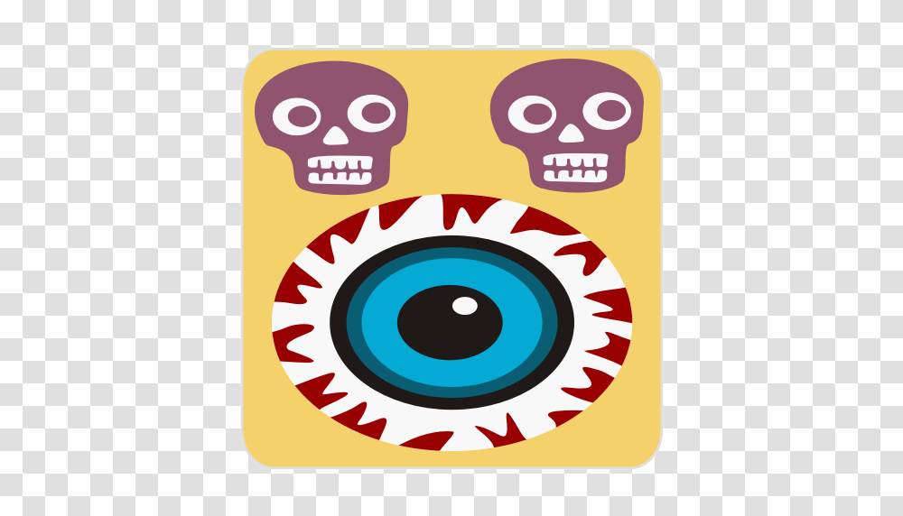 Scary Eye Appstore For Android, Label, Sticker, Advertisement Transparent Png