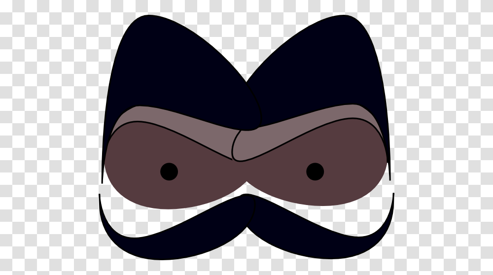 Scary Eyes With Mustache Clip Art, Tie, Accessories, Accessory, Necktie Transparent Png