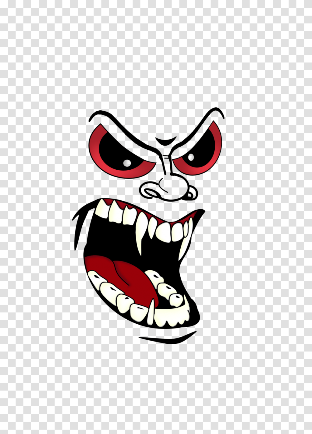 Scary Face, Teeth, Mouth, Lip Transparent Png
