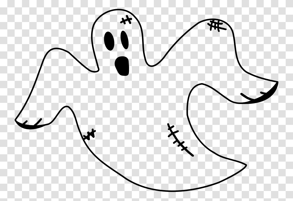 Scary Ghost Clipart, Outdoors, Nature, Gray Transparent Png