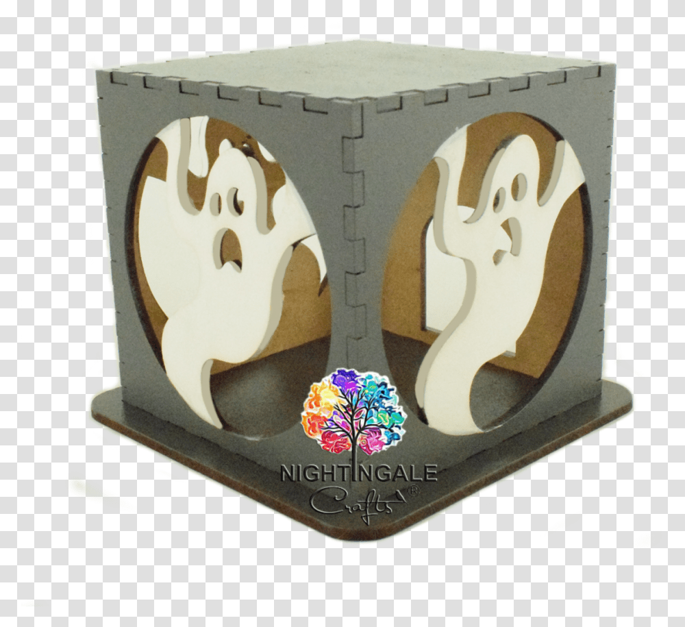 Scary Ghost Halloween Scary Ghost Design Wood Wood, Furniture, Plywood, Pottery, Cardboard Transparent Png