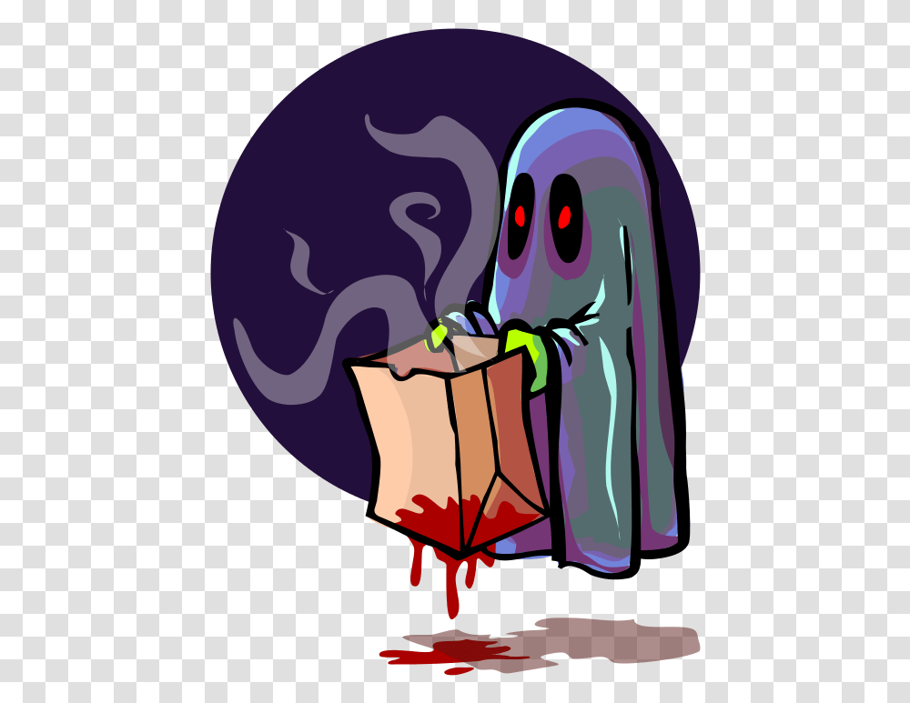 Scary Ghost Trick Or Treating, Photography Transparent Png