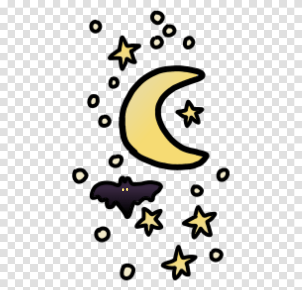 Scary Halloween Bat Moon Star Scarynight Monster Illustration, Outdoors, Nature, Astronomy, Outer Space Transparent Png