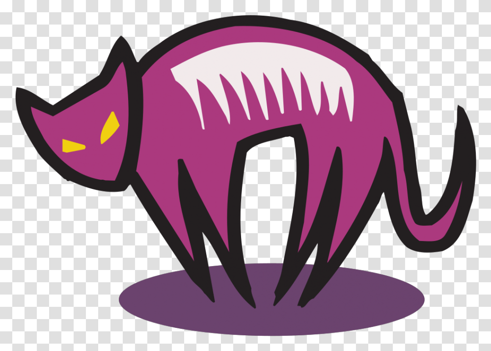 Scary Halloween Cat Svg Clip Art For Web Download Clip Art, Animal, Mammal, Wildlife, Aardvark Transparent Png