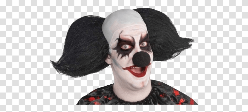 Scary Halloween Clown Wigs, Performer, Person, Human, Mime Transparent Png