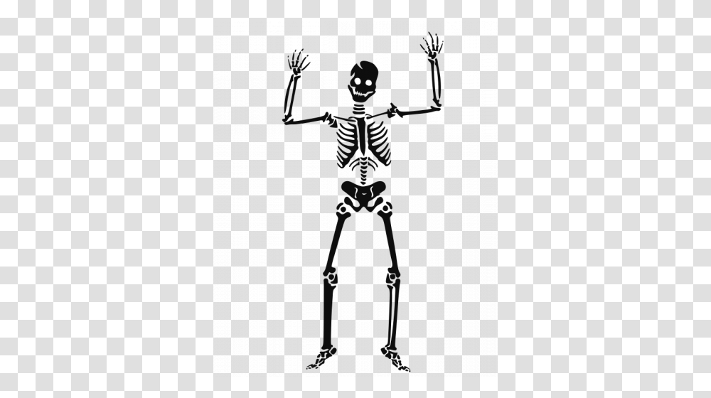 Scary Human Skeleton Vector Image, Cross, Ninja Transparent Png