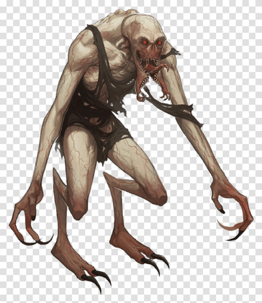 Scary Monster Pathfinder Sinspawn, Person, Human, Alien Transparent Png