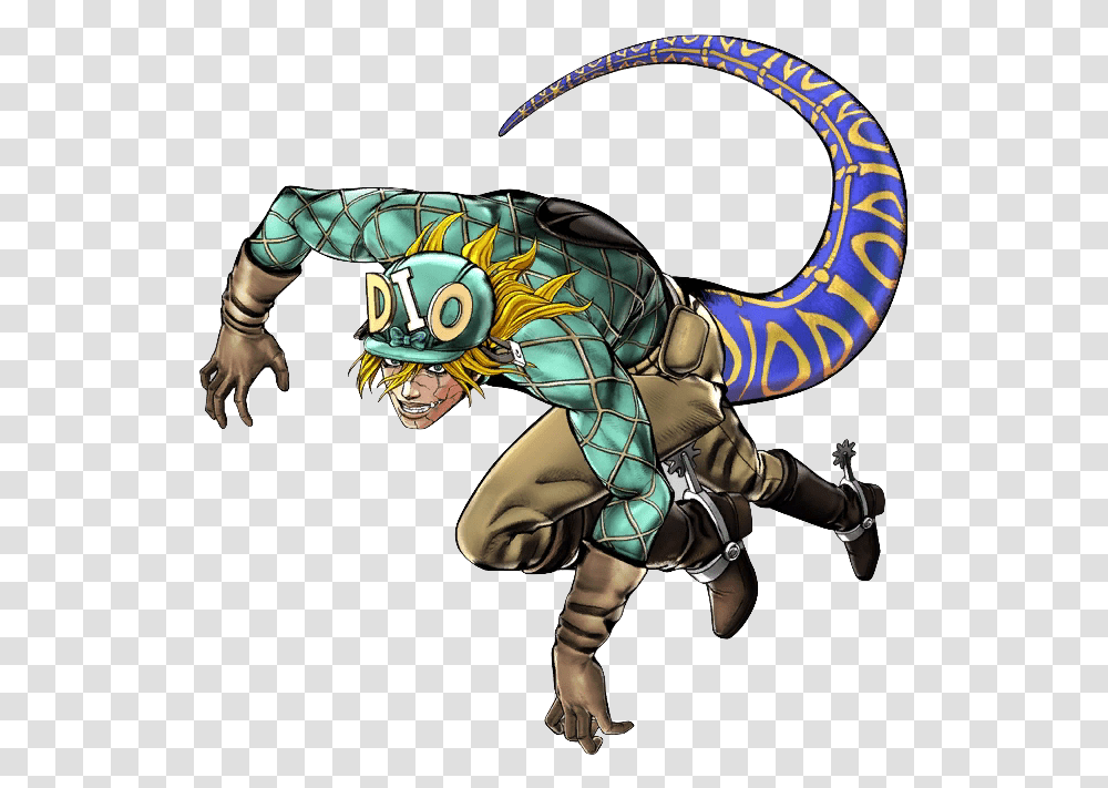 Scary Monsters Diego Brando Clipart Scary Monsters Stand Jojo, Person, Mammal, Animal, Wasp Transparent Png