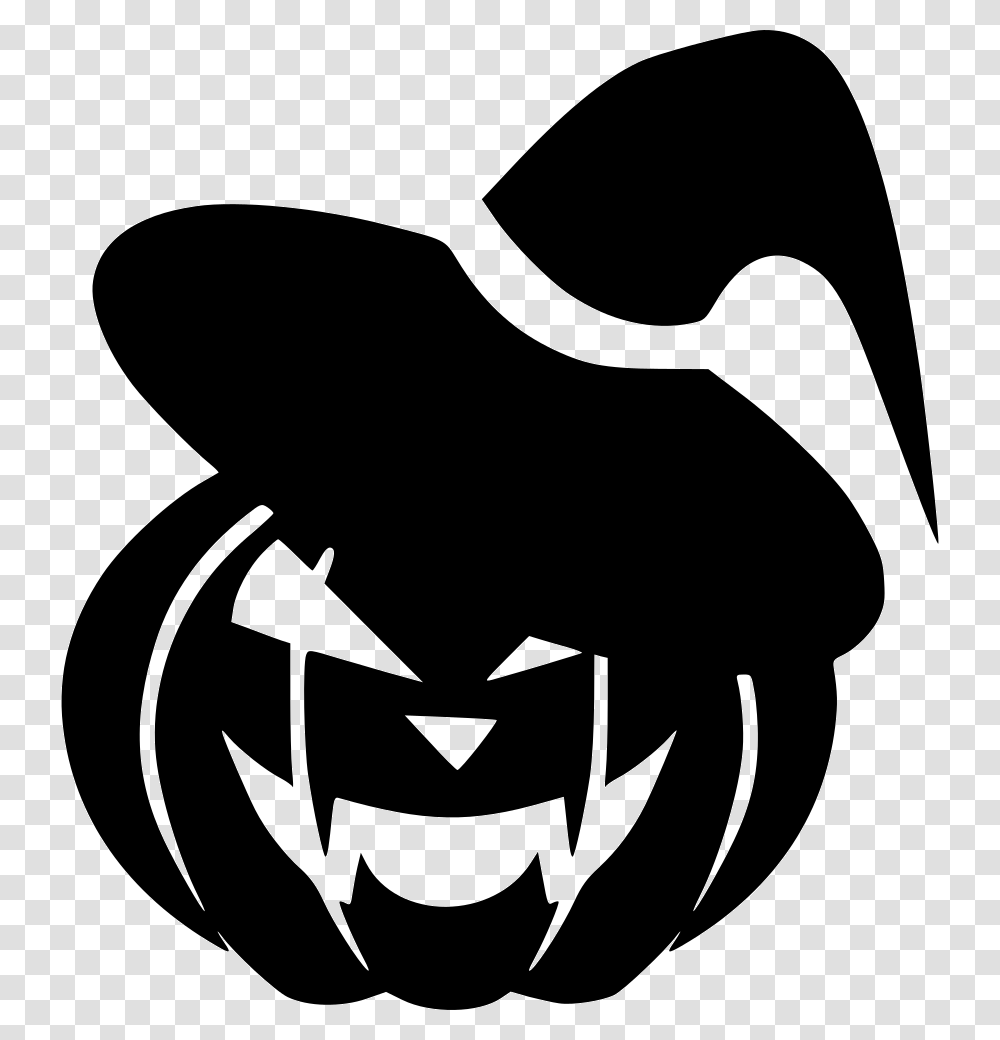 Scary Pumpkin Black And White Scary Pumpkin Svg Free, Hammer, Tool, Stencil Transparent Png