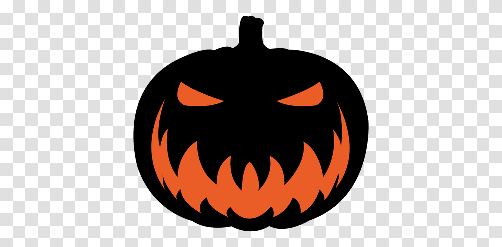 Scary Pumpkin Face 6 Pumpkin Halloween Vector, Symbol, Batman Logo, Horse, Mammal Transparent Png