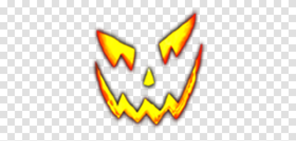Scary Pumpkin Face Roblox Pumkin Face, Symbol, Batman Logo, Halloween, Trademark Transparent Png