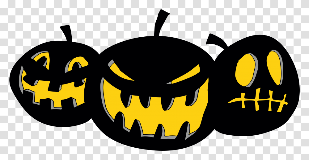 Scary Pumpkin, Symbol, Batman Logo, Halloween Transparent Png