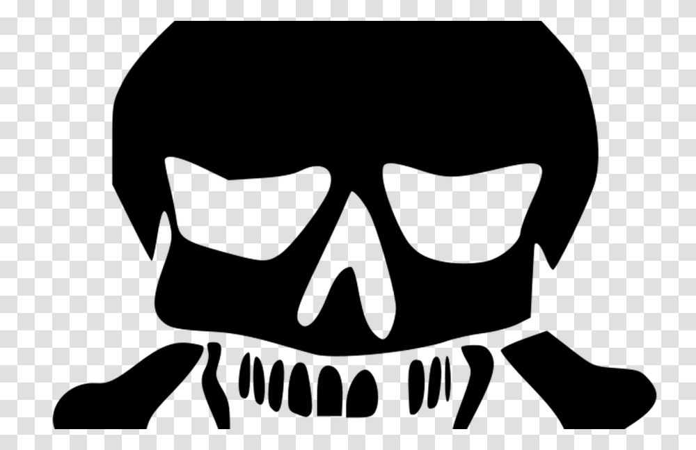 Scary Skull Symbol Hot Trending Now, Plant, Label Transparent Png
