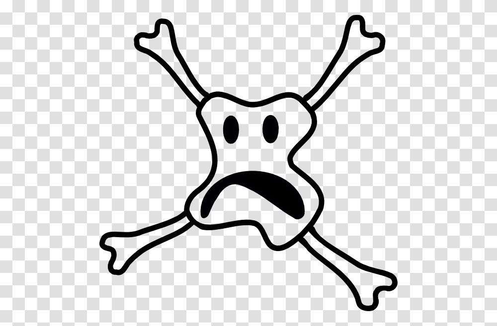Scary Smiley Skull Clip Art For Web, Antler, Stencil Transparent Png