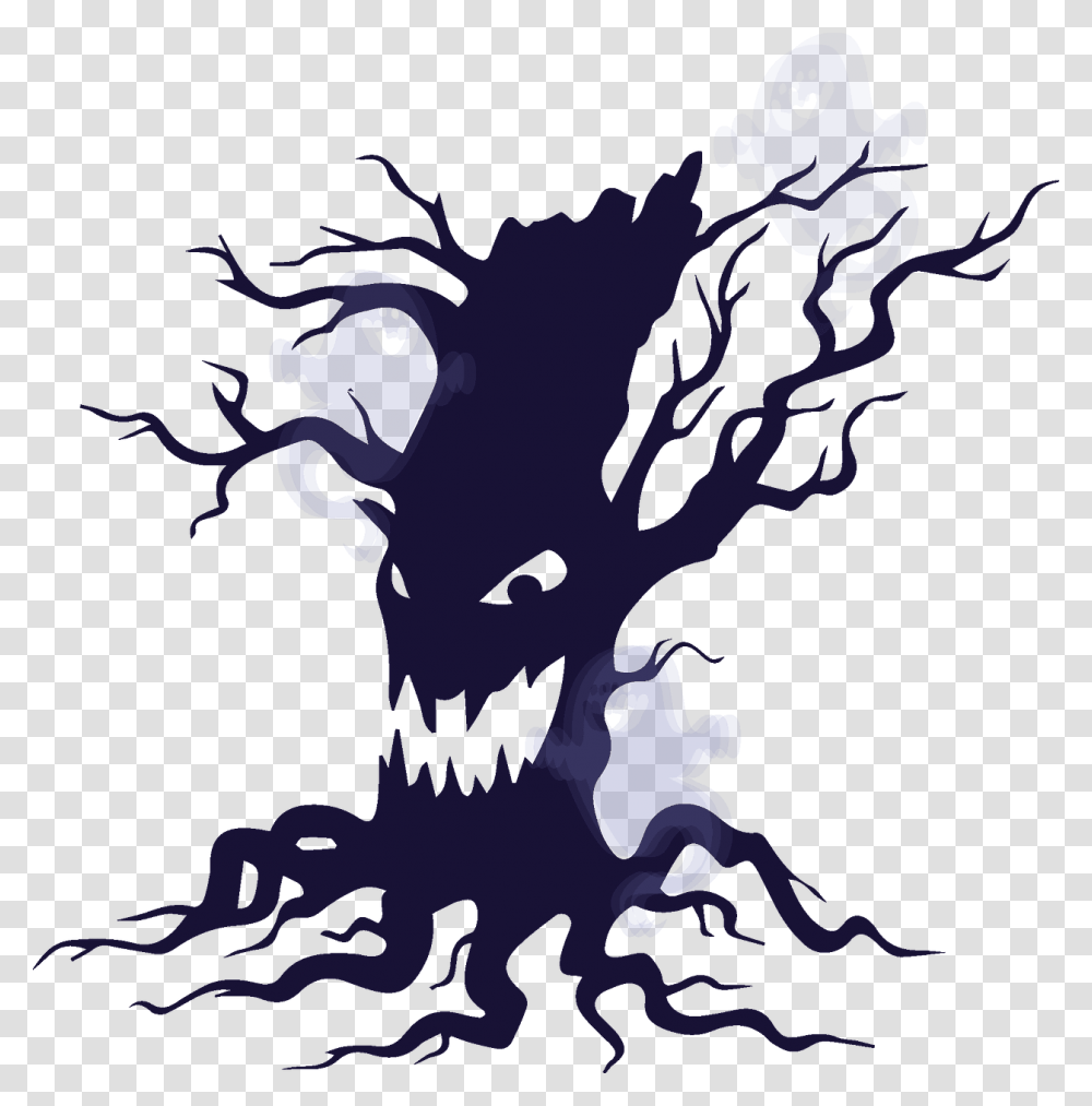 Scary Tree Halloween, Nature, Outdoors Transparent Png