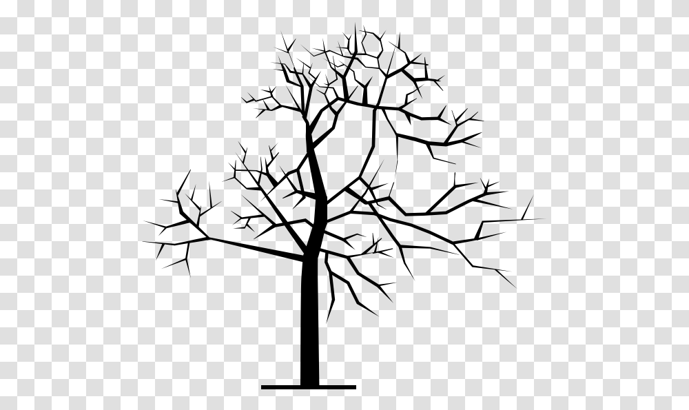 Scary Tree Winter Rubber Stamp Silhouette, Gray, World Of Warcraft Transparent Png