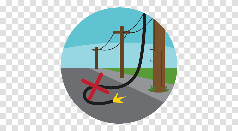 Scemd Stay Away From Broken Power Lines, Utility Pole, Outdoors, Symbol, Machine Transparent Png