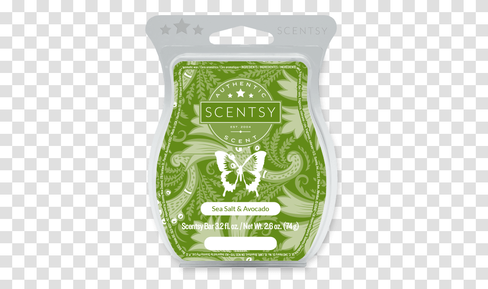 Scentsy Apple Butter Frosting Sea Salt And Avocado Scentsy, Plant, Label, Green Transparent Png
