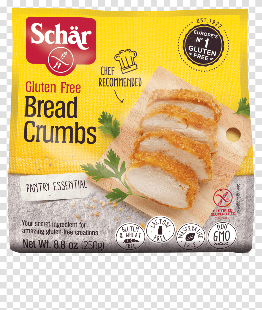 Schar Gluten Free BreadcrumbsTitle Schar Gluten Gluten Free Bread Crumbs, Food, Plant, Sweets Transparent Png