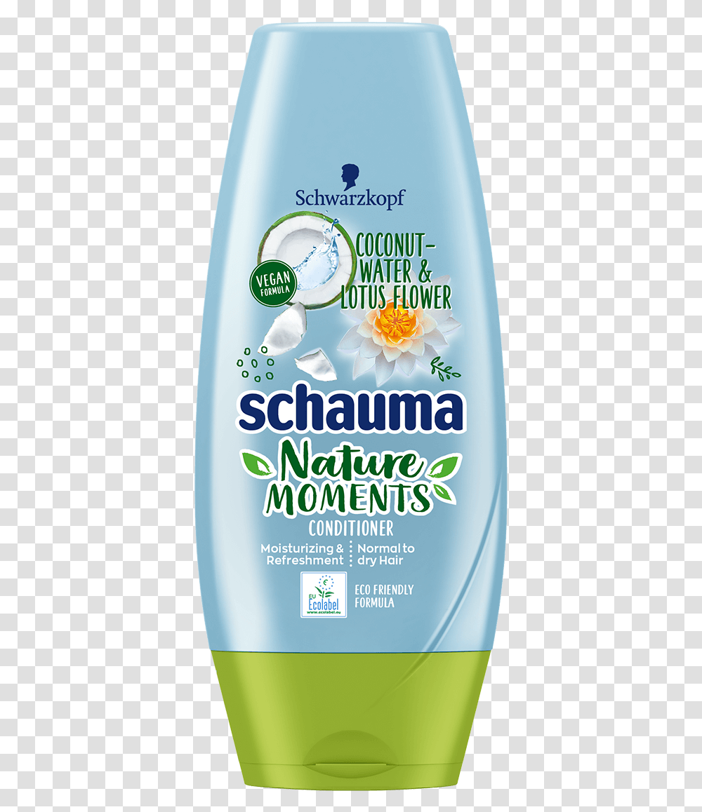Schauma Com Nature Moments Indonesian Coconut Water Schauma Shampoo, Bottle, Mobile Phone, Electronics, Cell Phone Transparent Png