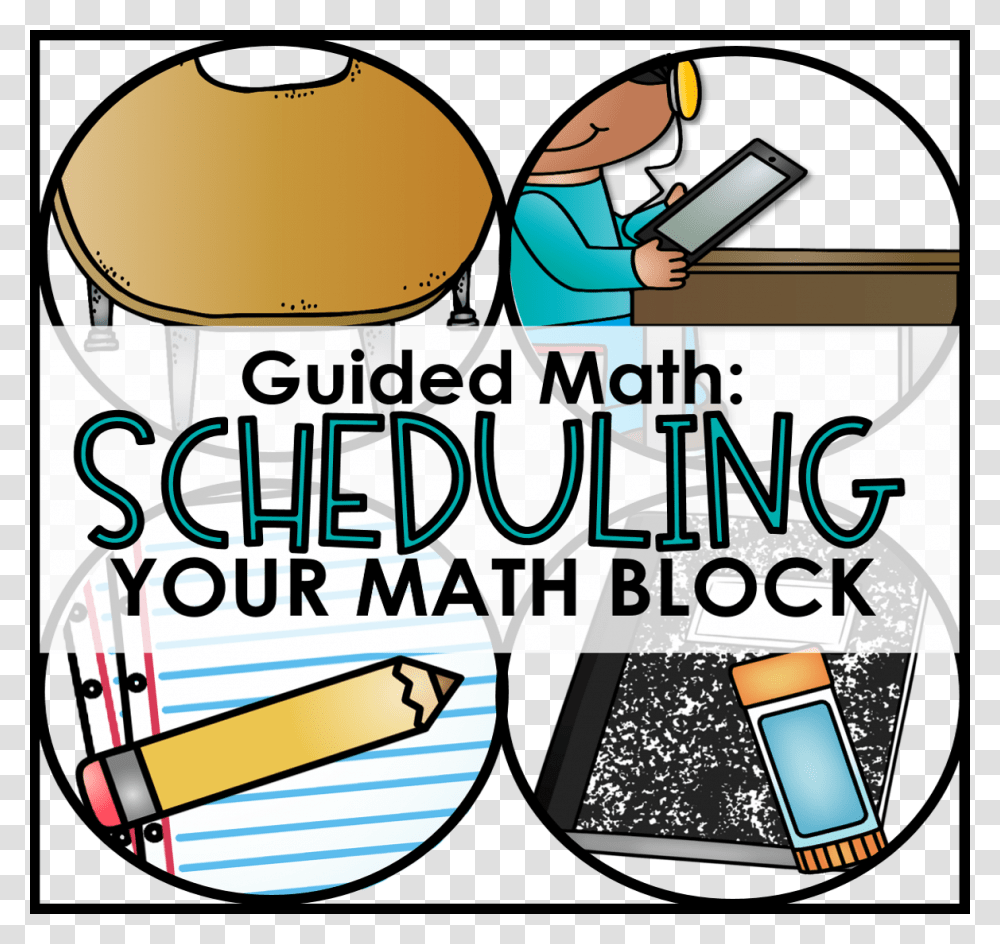 Scheduling Your Guided Math Block, Advertisement, Paper, Poster Transparent Png