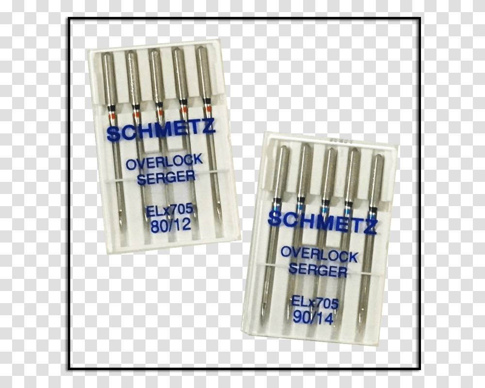 Schmetz Overlock Serger Needles Elx705 Size 12 And Cylinder, Injection, Word, Marker, Fuse Transparent Png