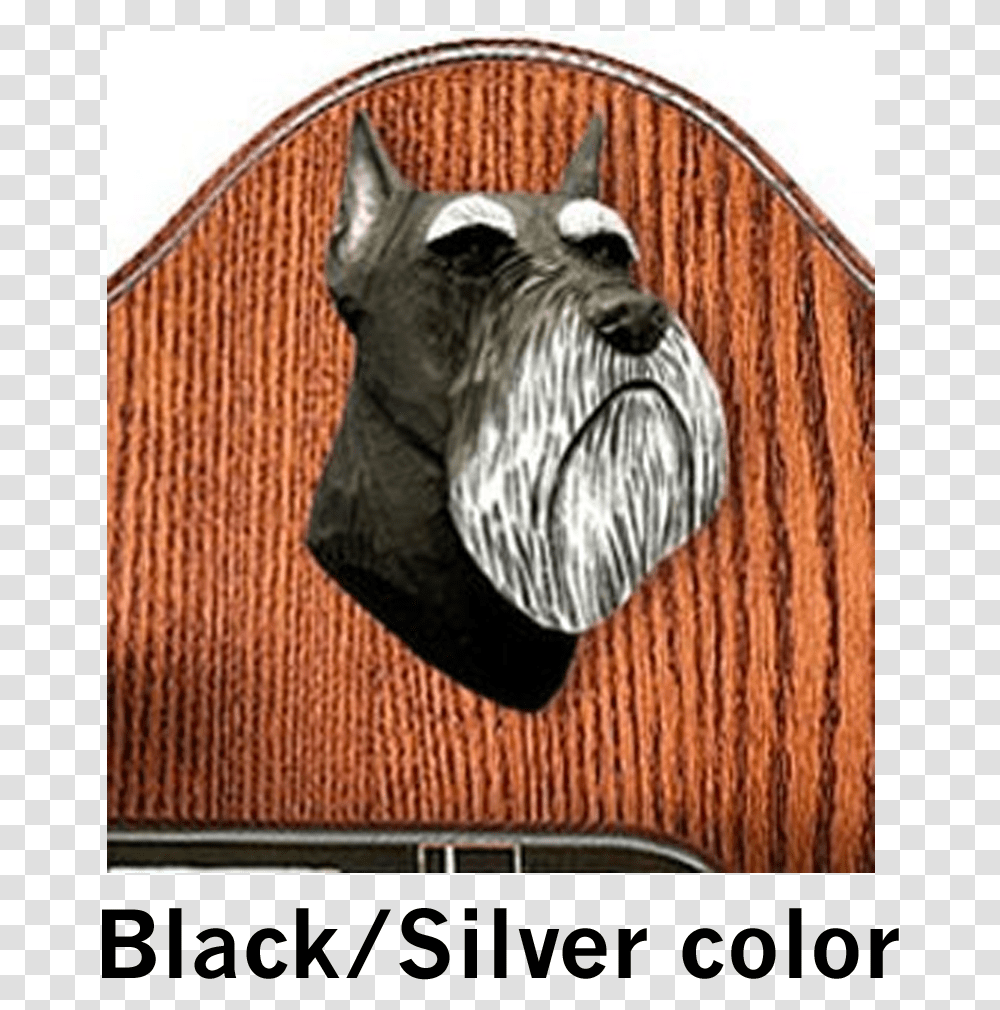 Schnauzer Miniature Dog Black And Silver Color Head Cesky Terrier, Home Decor, Statue, Sculpture Transparent Png