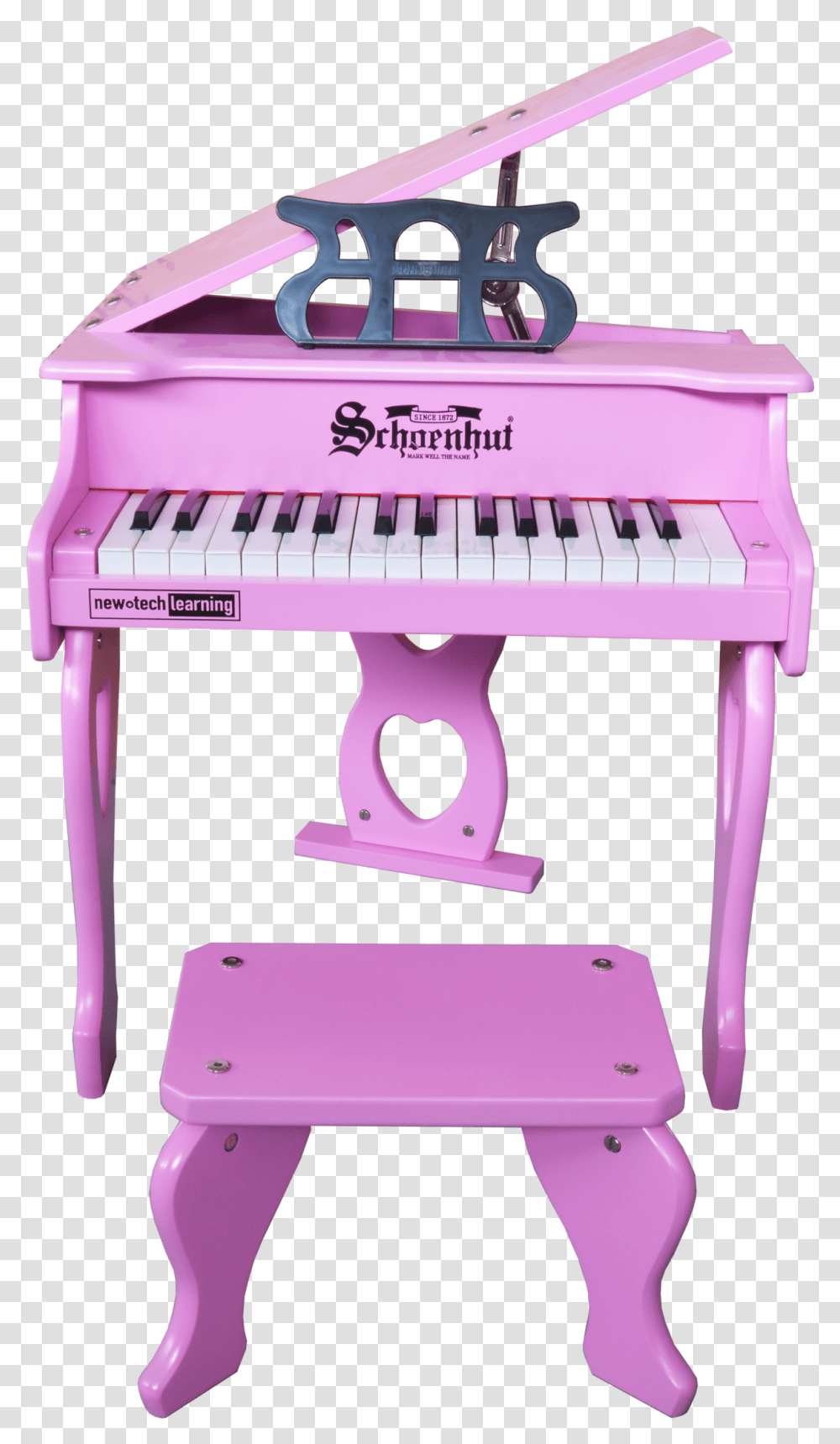 Schoenhut 30 Key Digital Baby Grand Piano Pink Electric Piano, Leisure Activities, Musical Instrument, Electronics, Keyboard Transparent Png