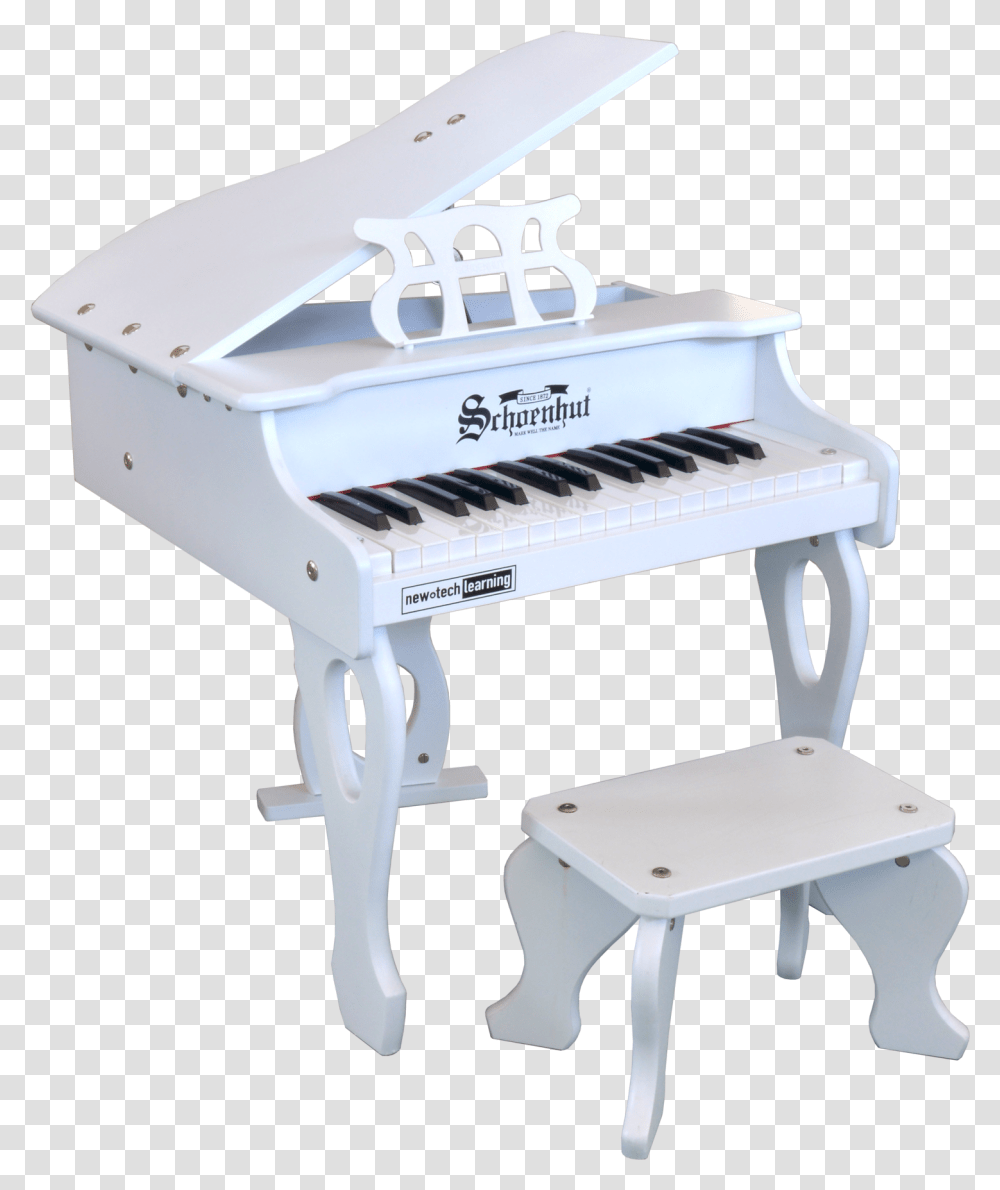 Schoenhut 30 Key Digital Baby Grand Piano White Schoenhut Baby Piano White, Leisure Activities Transparent Png