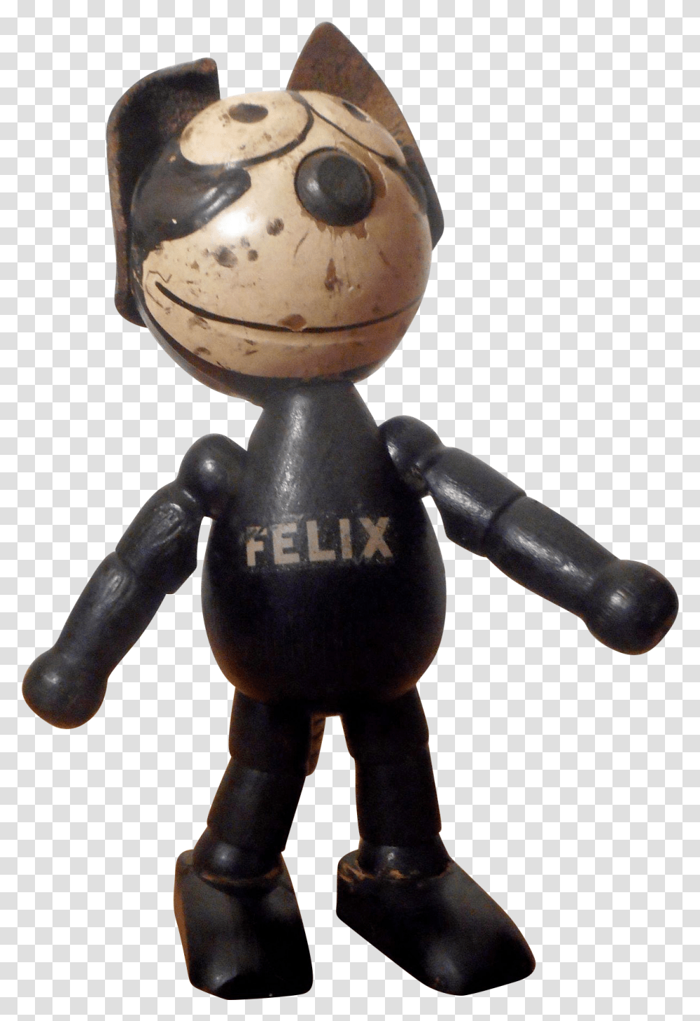 Schoenhut Felix The Cat Comic Character 8 Inches A Figurine, Toy, Robot Transparent Png