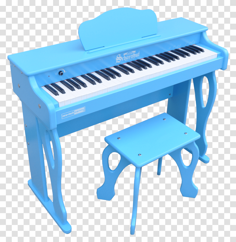 Schoenhut My First Piano Tutor 61 Key Blue Blue Toy Piano, Grand Piano, Leisure Activities, Musical Instrument, Electronics Transparent Png