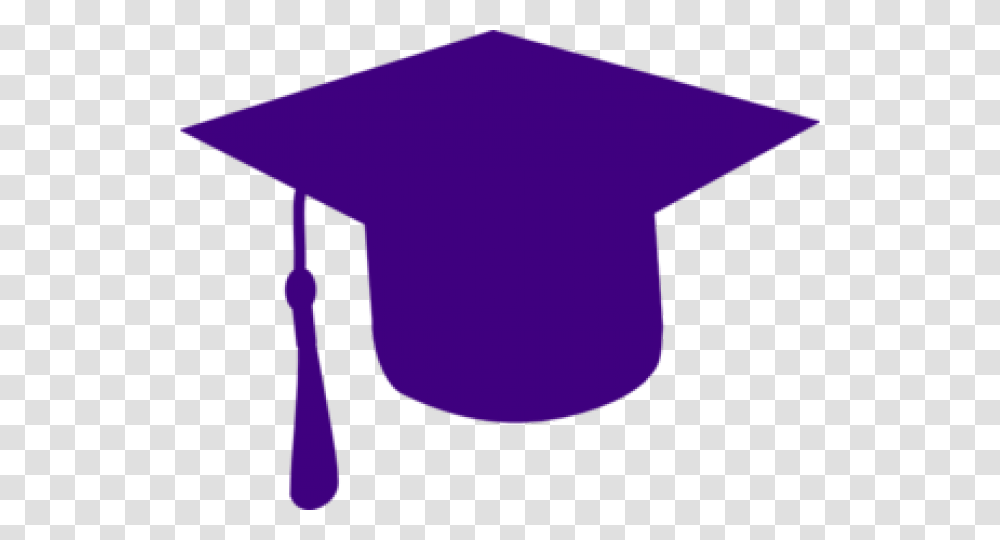 Scholar Purple Graduation Cap Clipart, Apparel, Star Symbol, Hat Transparent Png
