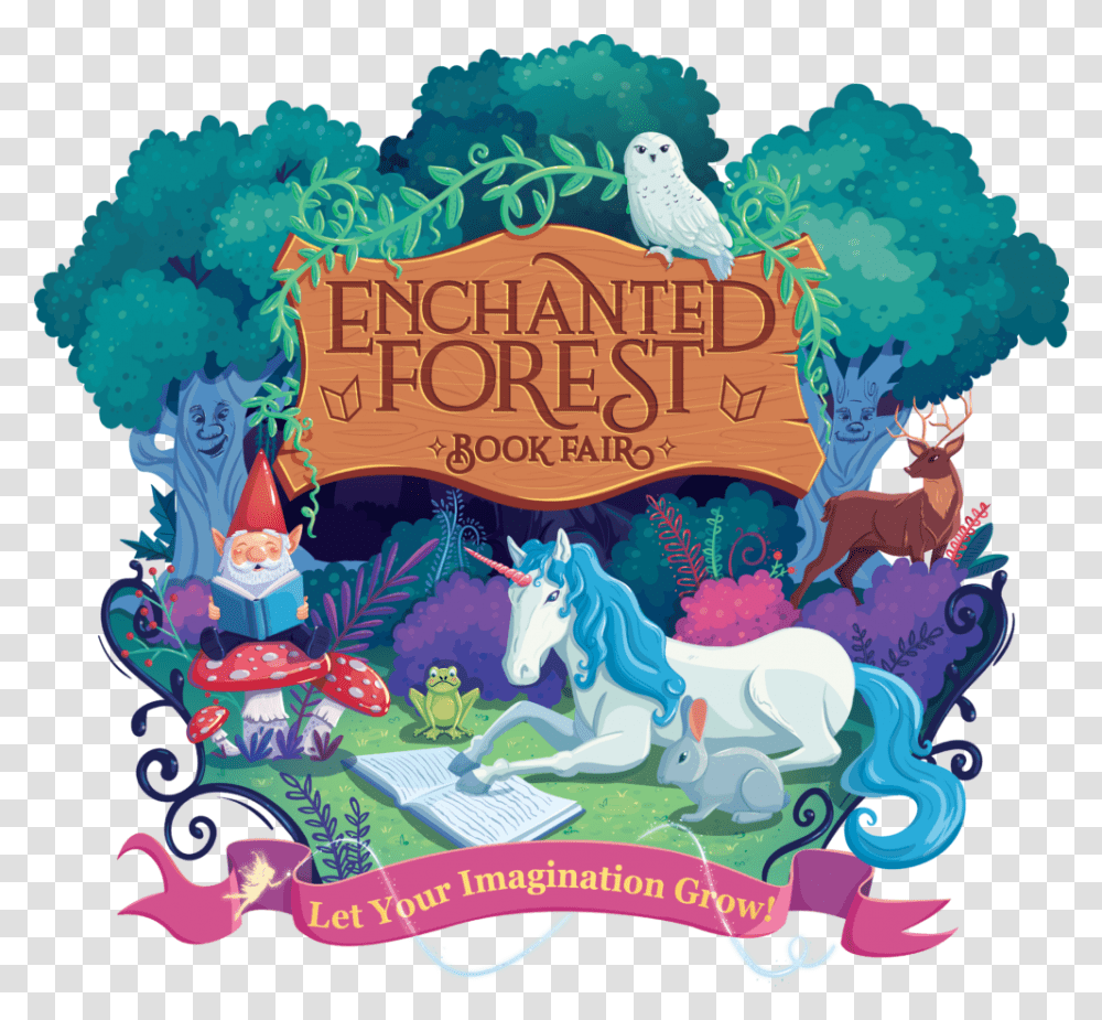 Scholastic Book Fair Enchanted Forest, Bird, Animal Transparent Png