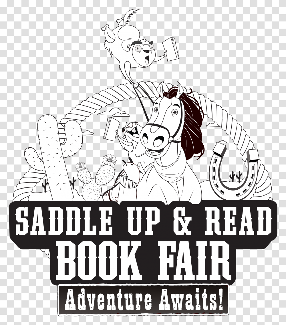 Scholastic Canada Fairs Webart Saddle Up And Read Book Fair, Advertisement, Poster, Performer Transparent Png