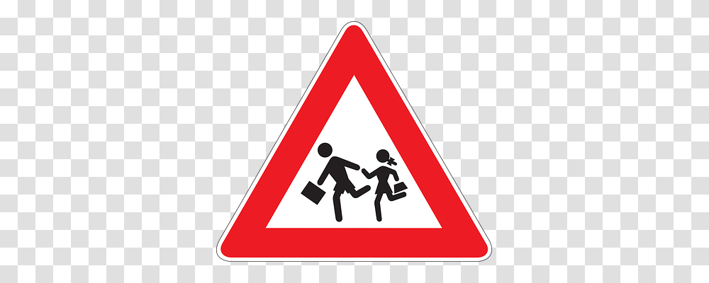 School Transport, Sign, Road Sign Transparent Png