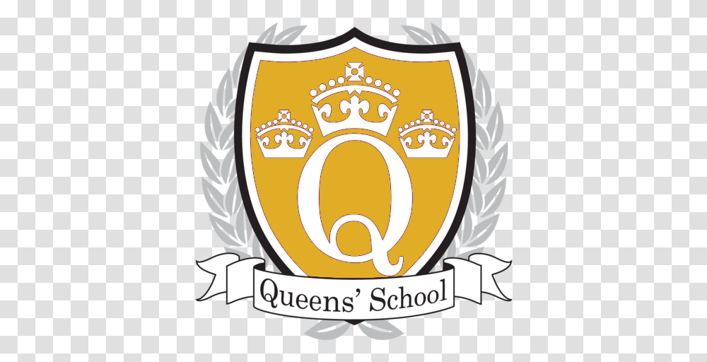 School A Specialist Sports And Science College Queens School Logo, Symbol, Emblem, Trademark, Poster Transparent Png