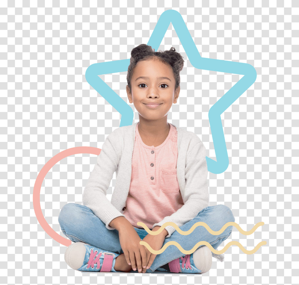 School Age Header Image V22x Sitting, Person, Face, People Transparent Png