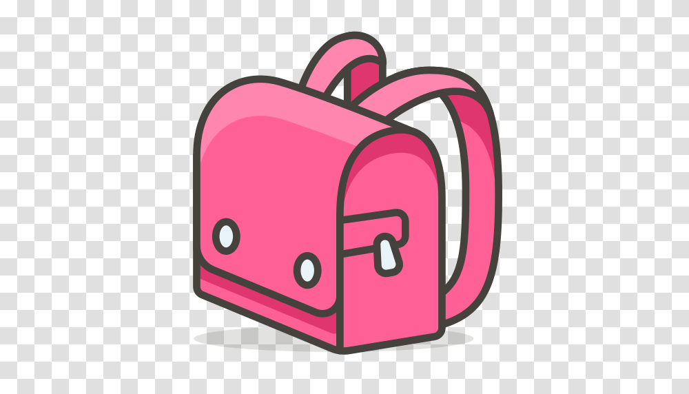School Backpack Icon Free Of Free Vector Emoji, Bag, Briefcase Transparent Png