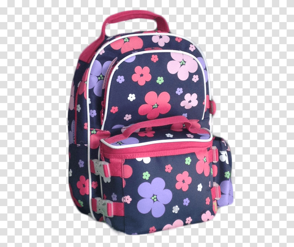 School Bag With Attached Lunch Box, Backpack, Purse, Handbag, Accessories Transparent Png