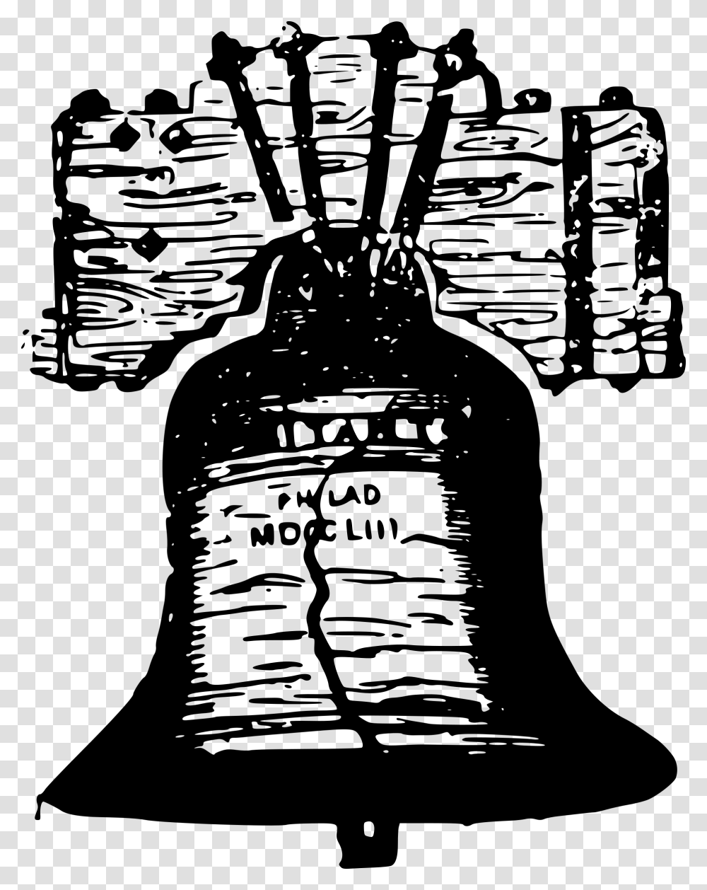 School Bell Vector Stock Black And White Liberty Bell Clipart, Gray, World Of Warcraft Transparent Png